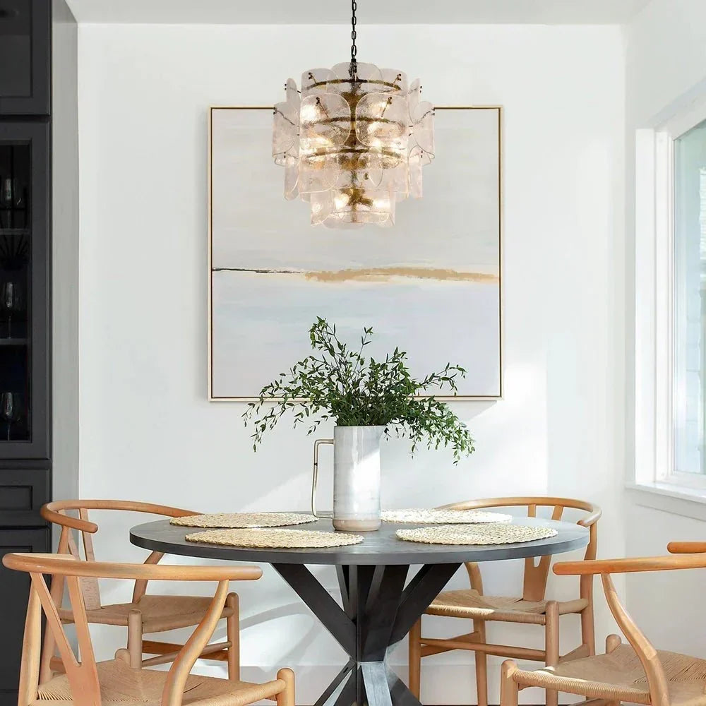 Veilfold Round Chandelier