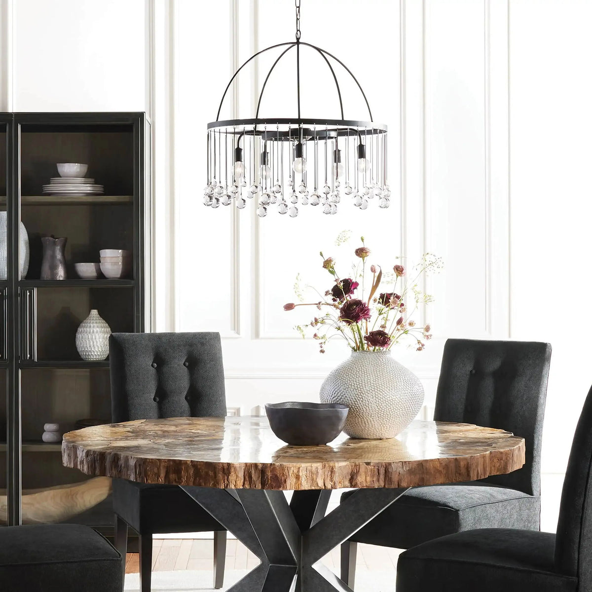 Gembough Crystal Ball Round Chandelier 5 Light / 8 Light
