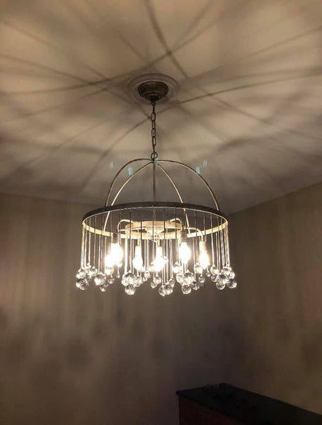 Gembough Crystal Ball Round Chandelier 5 Light / 8 Light