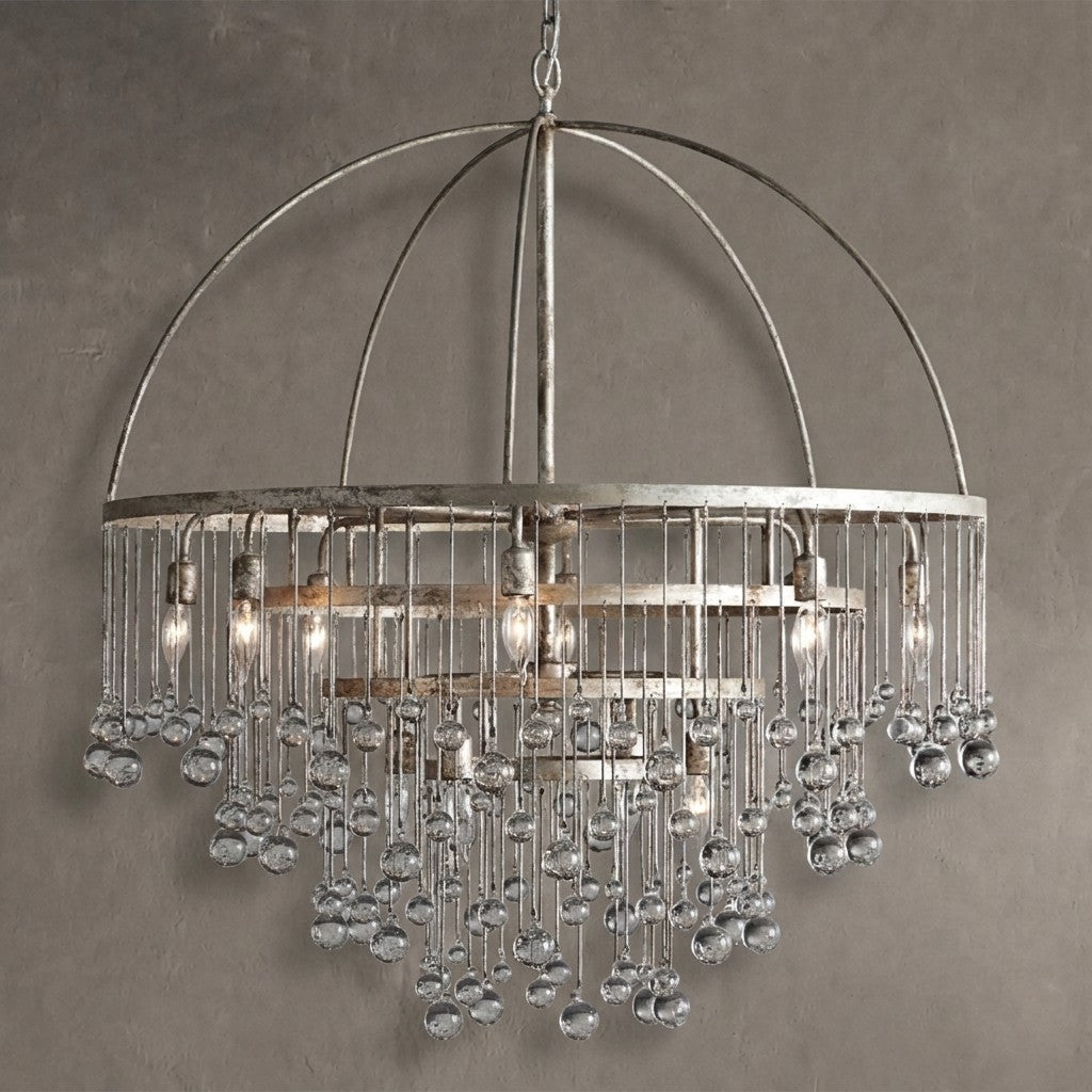 Gembough Modern Crystal Ball 4 Tier Chandelier
