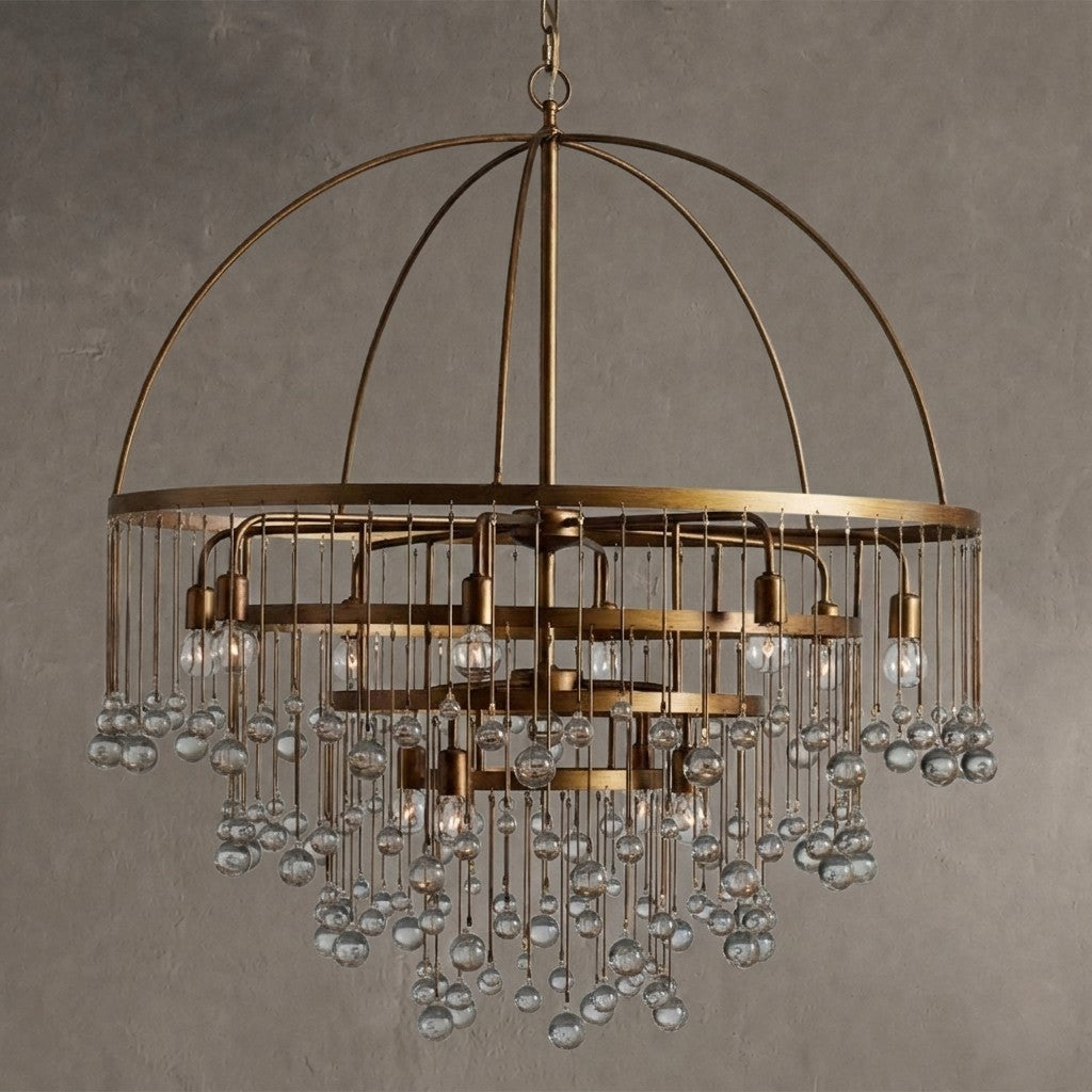 Gembough Modern Crystal Ball 4 Tier Chandelier