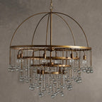 Gembough Modern Crystal Ball 4 Tier Chandelier