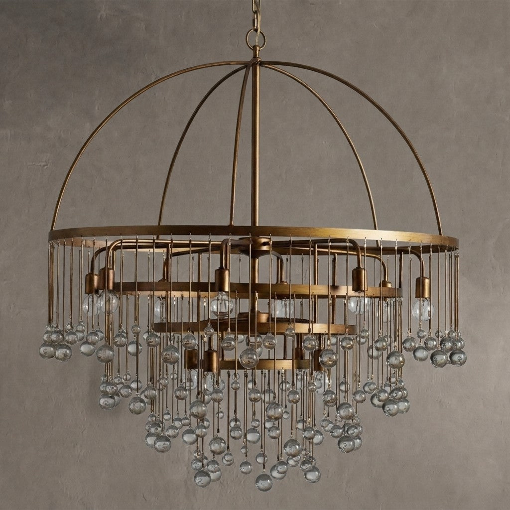 Gembough Modern Crystal Ball 4 Tier Chandelier