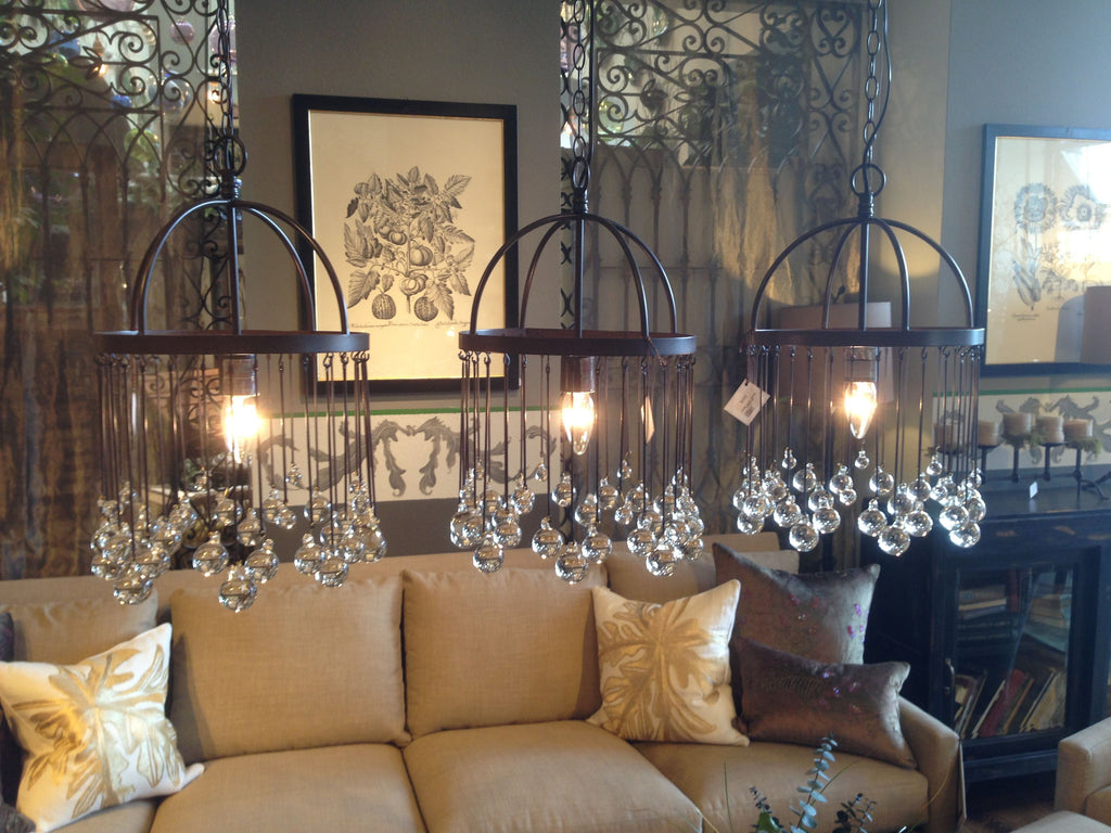 Gembough Modern Crystal Ball Pendant Light