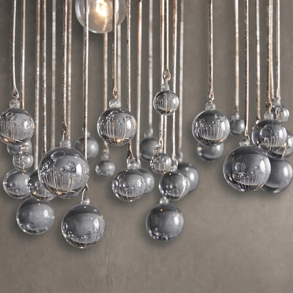 Gembough Modern Crystal Ball Pendant Light