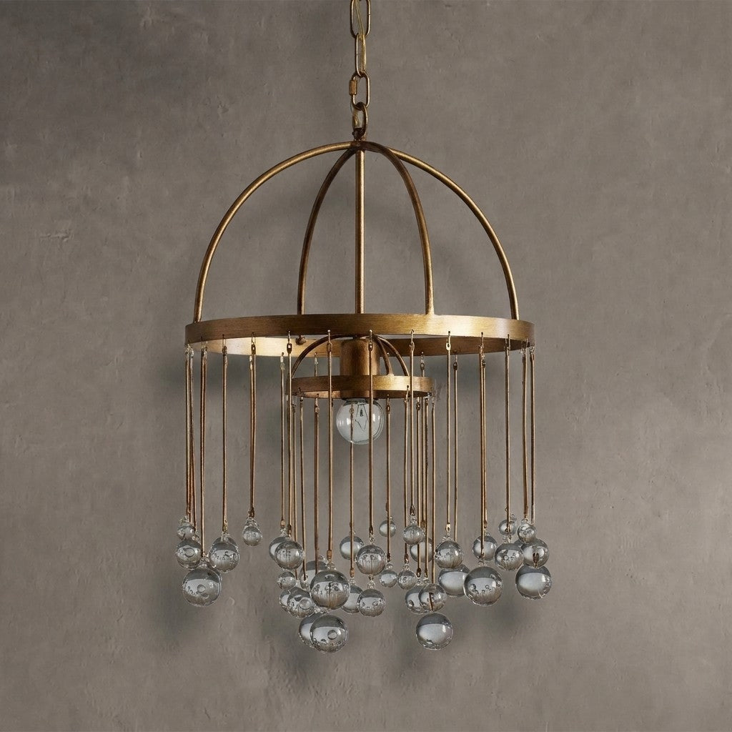 Gembough Modern Crystal Ball Pendant Light