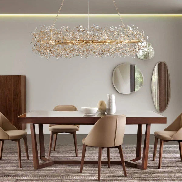 Bloomtress Oval Chandelier 62''74''