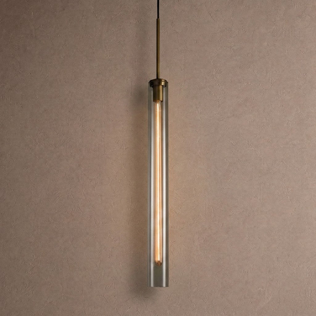 Rillchime Fluted Glass Pendant