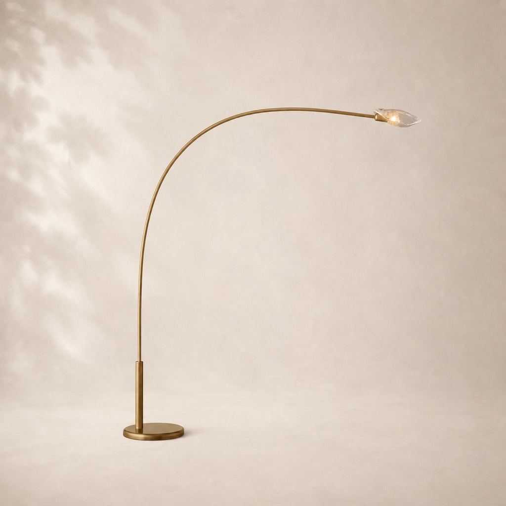 Shelora Glass Floor Lamp