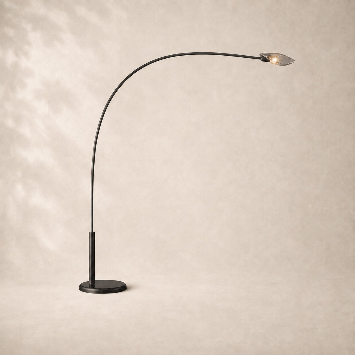 Shelora Glass Floor Lamp