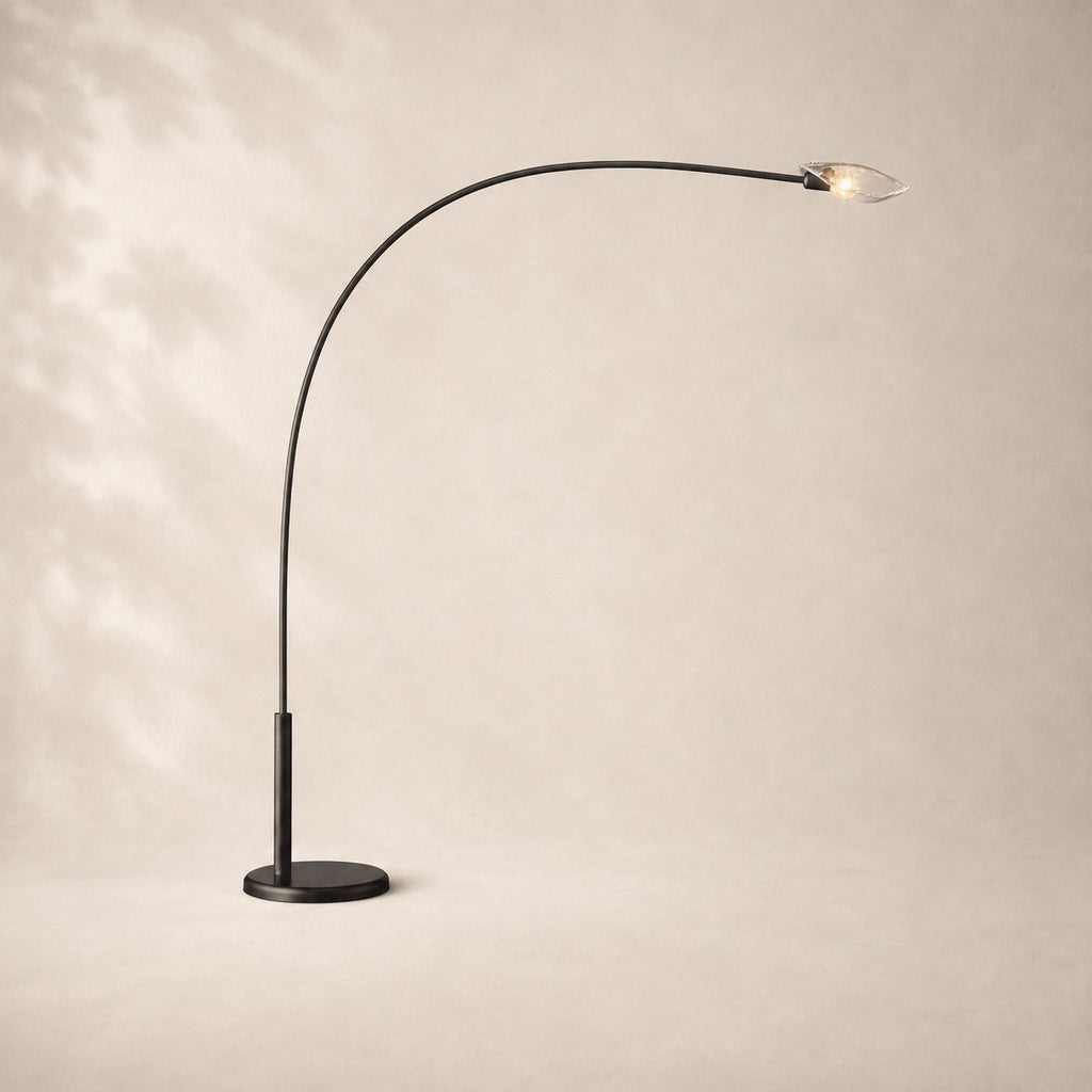 Shelora Glass Floor Lamp