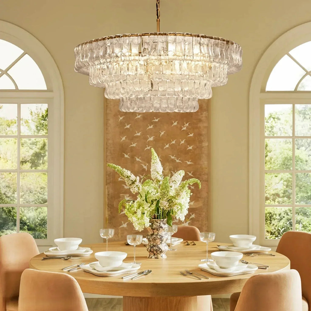 Frostweft Round Chandelier