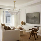 Frostweft Round Chandelier