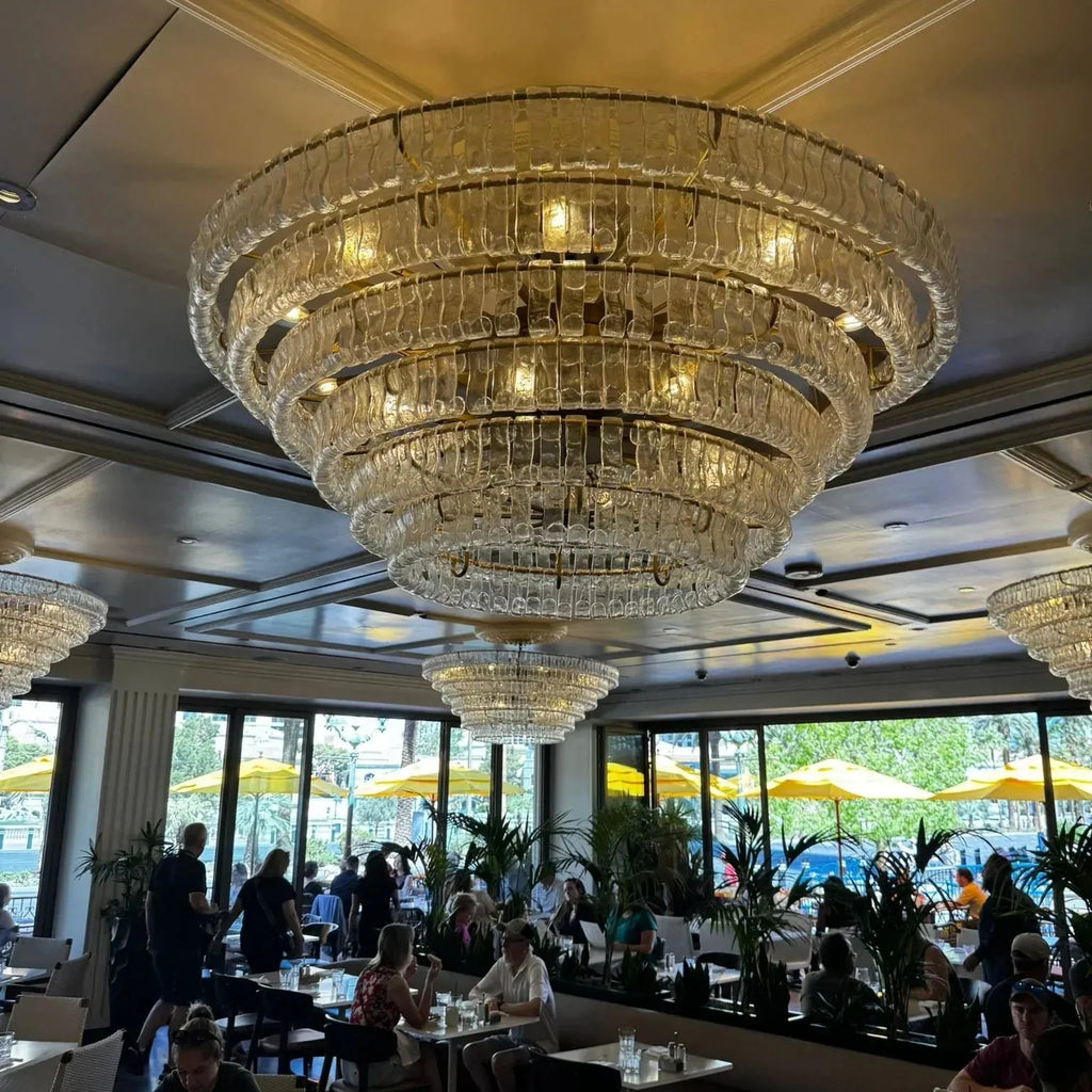 Frostweft Round Chandelier