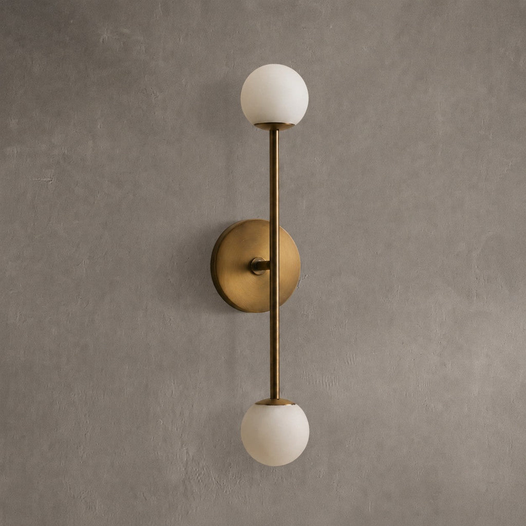 Stonedome Alabaster Double Wall Sconce