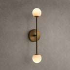 Stonedome Alabaster Double Wall Sconce