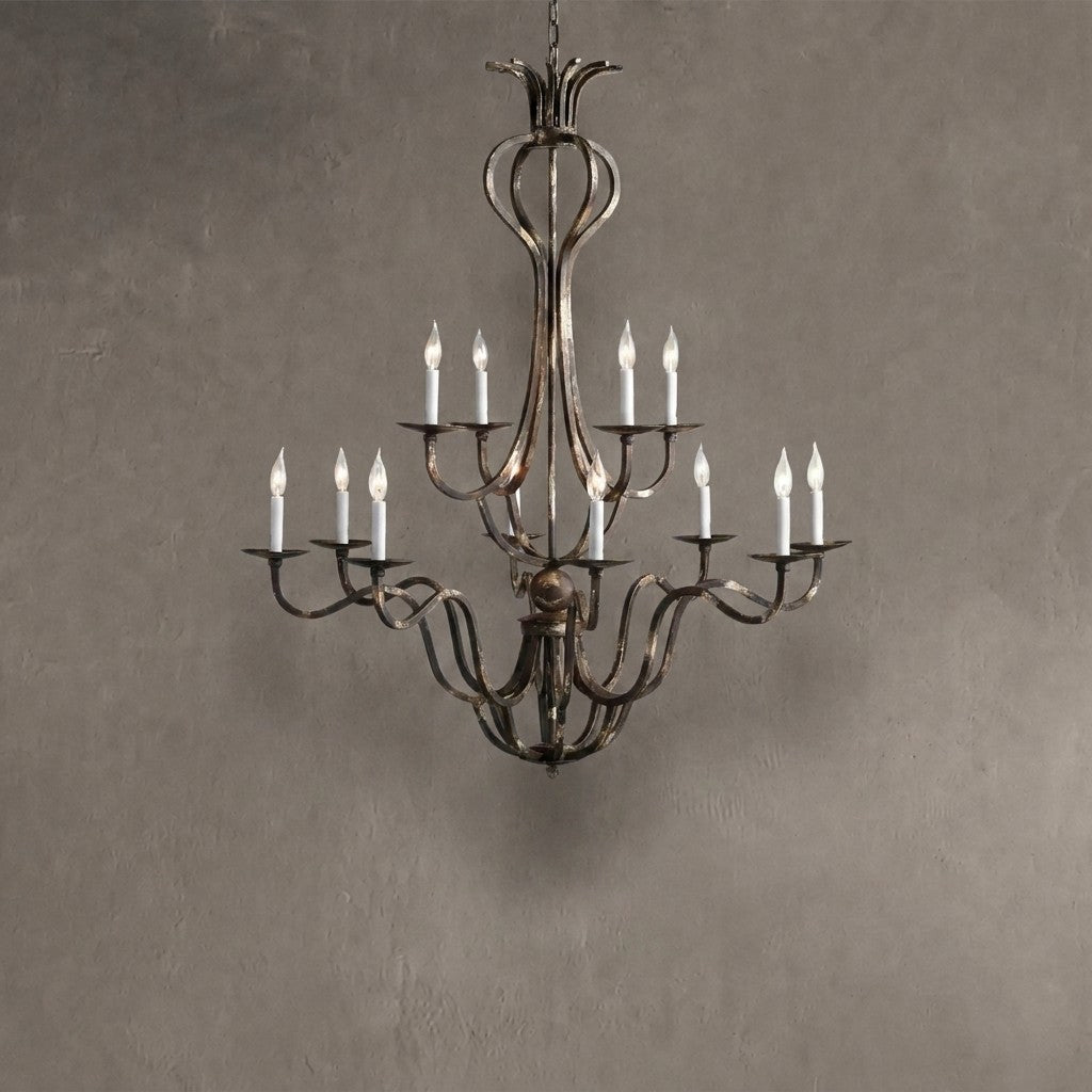 Manorgleam Grand 12 Light Chandelier