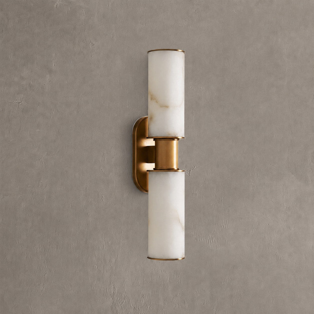 Archtrack 2-Light Wall Sconce in Alabaster