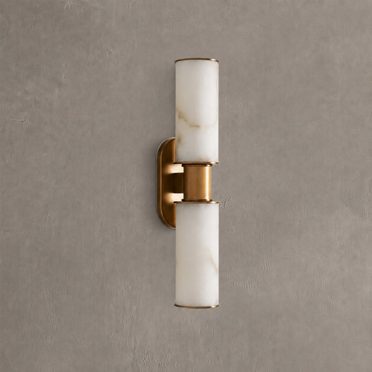 Archtrack 2-Light Wall Sconce in Alabaster