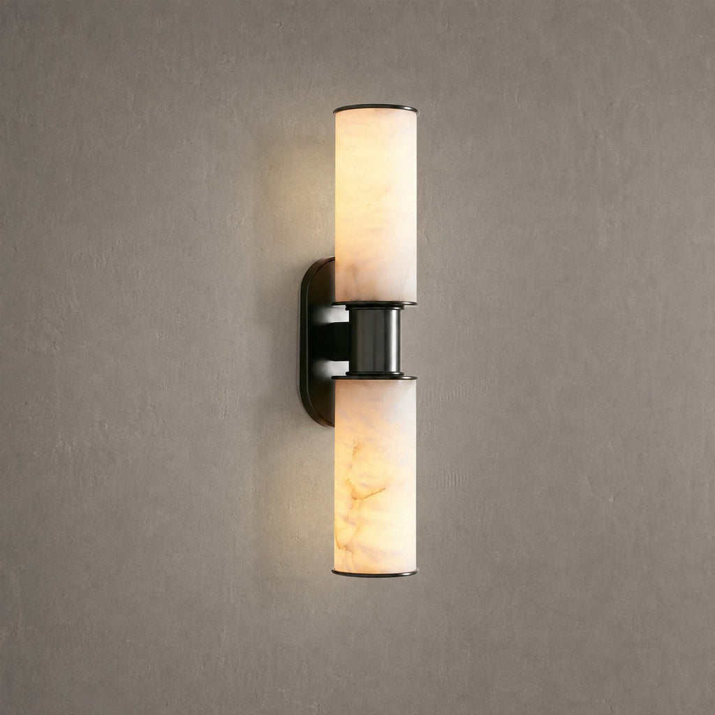 Archtrack 2-Light Wall Sconce in Alabaster