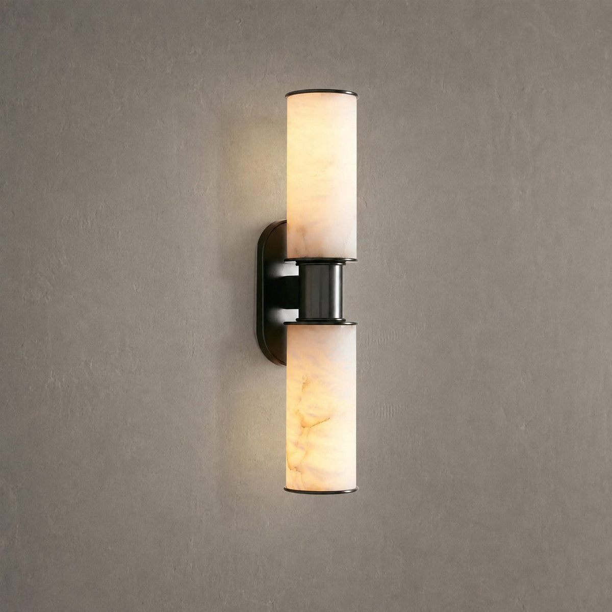 Archtrack 2-Light Wall Sconce in Alabaster