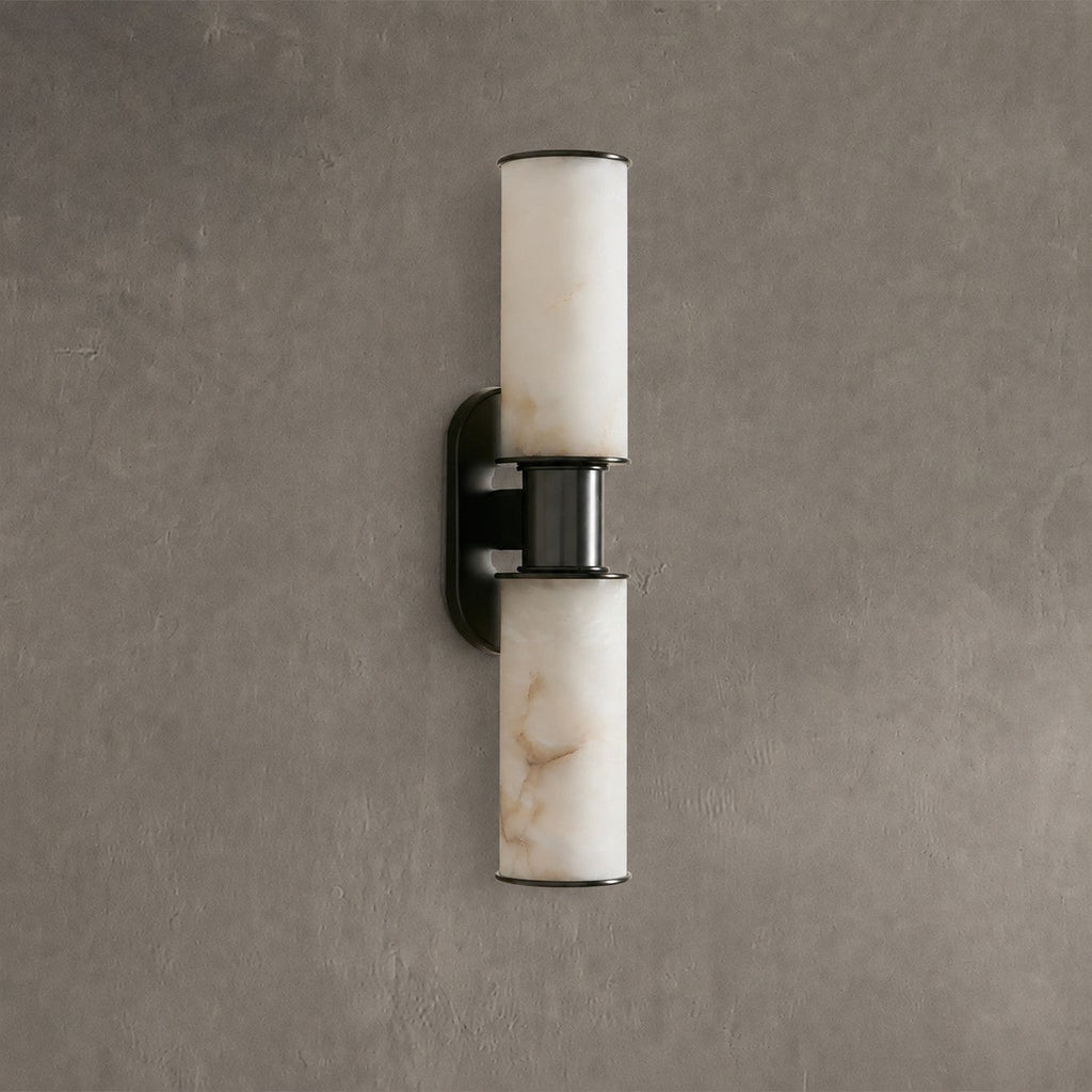 Archtrack 2-Light Wall Sconce in Alabaster