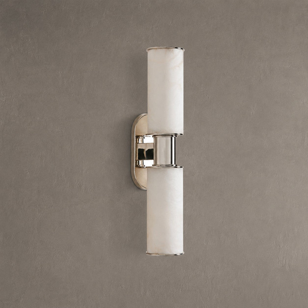 Archtrack 2-Light Wall Sconce in Alabaster