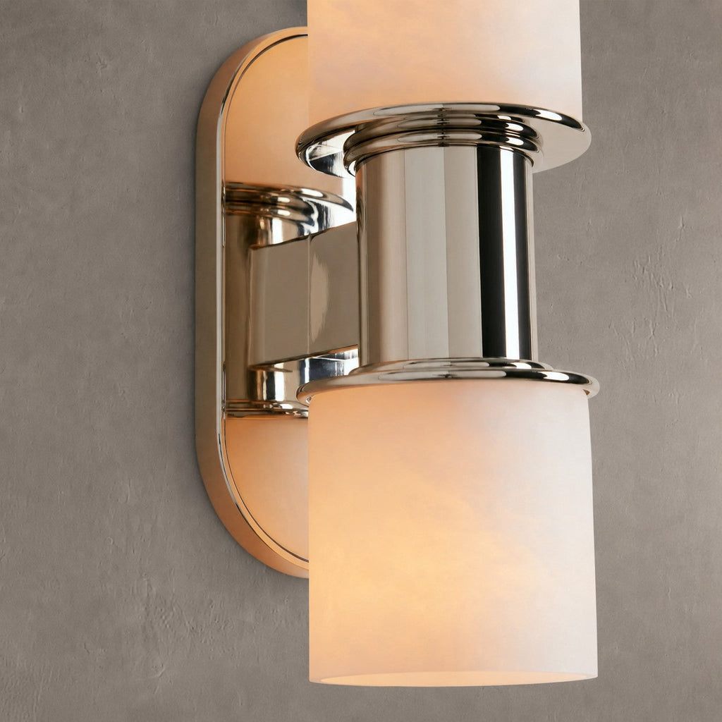 Archtrack 2-Light Wall Sconce in Alabaster