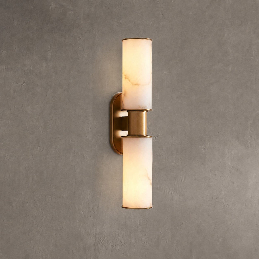 Archtrack 2-Light Wall Sconce in Alabaster