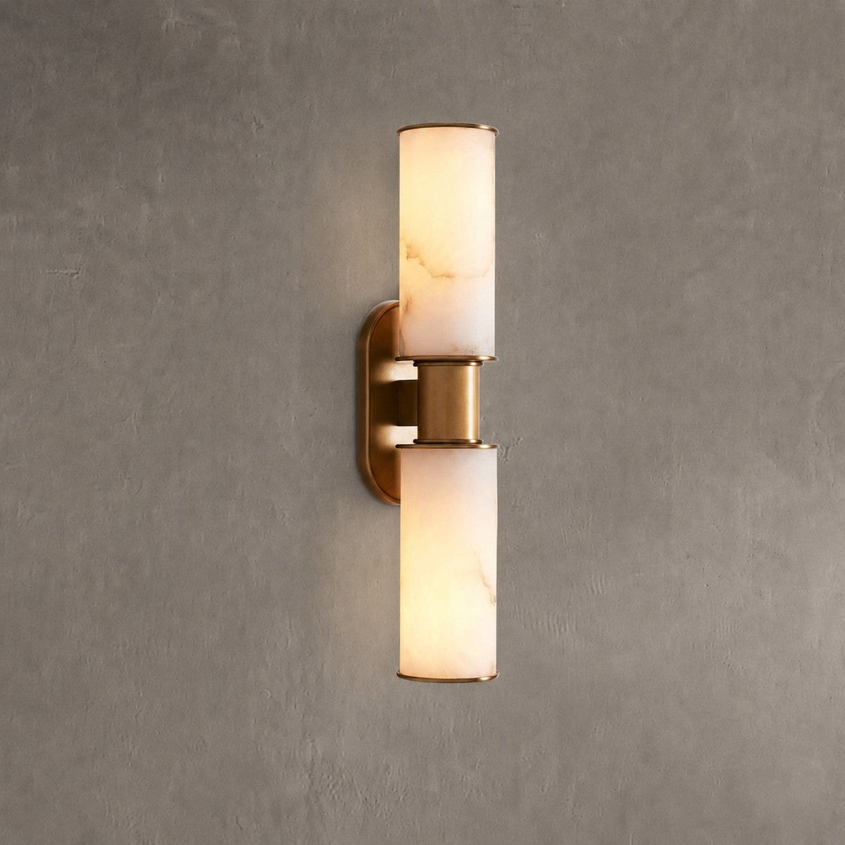 Archtrack 2-Light Wall Sconce in Alabaster