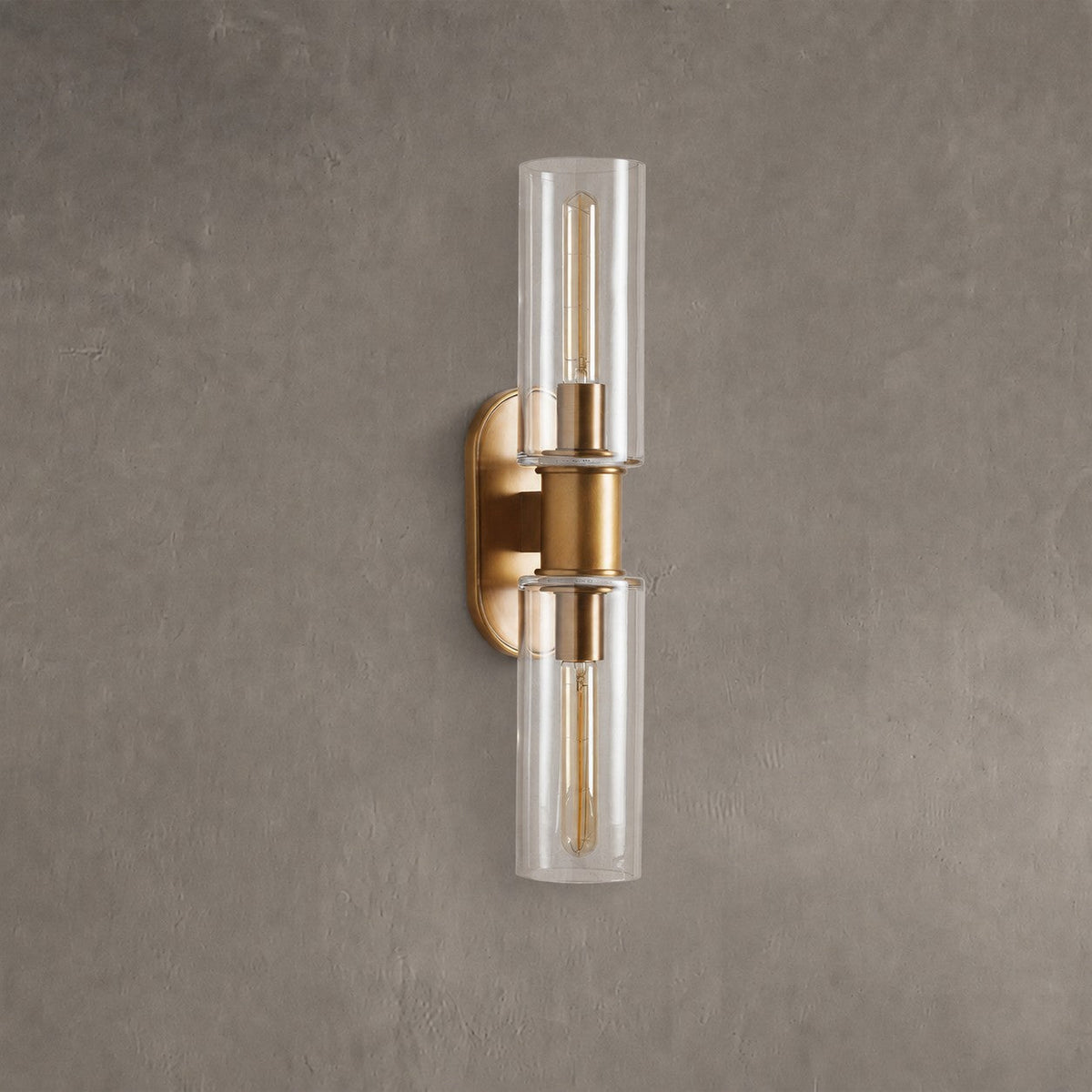 Archtrack 2-Light Wall Sconce in Clear