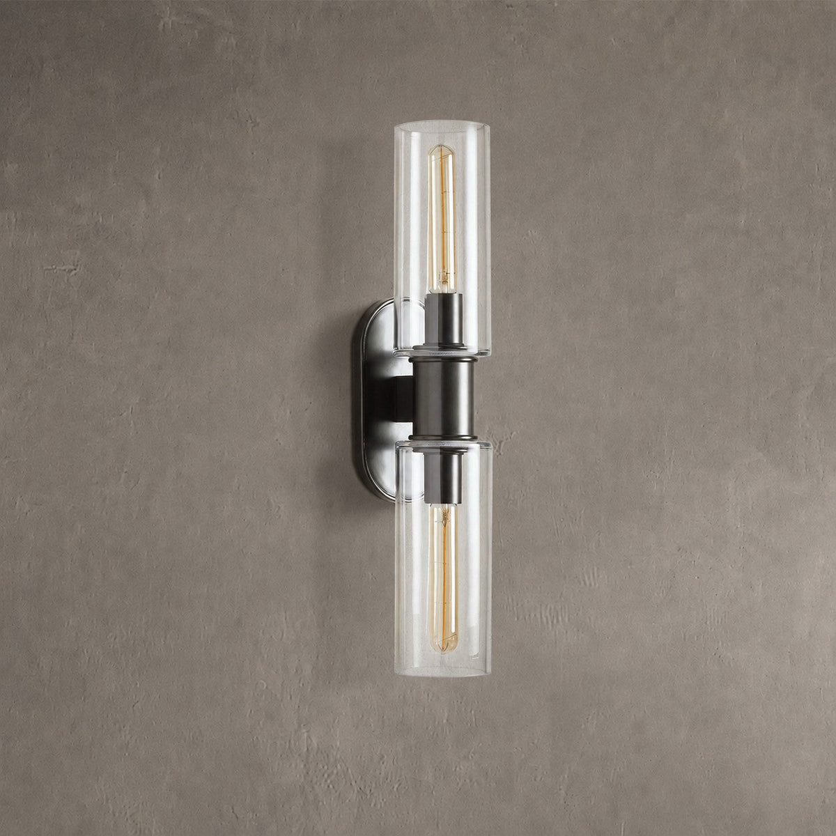 Archtrack 2-Light Wall Sconce in Clear