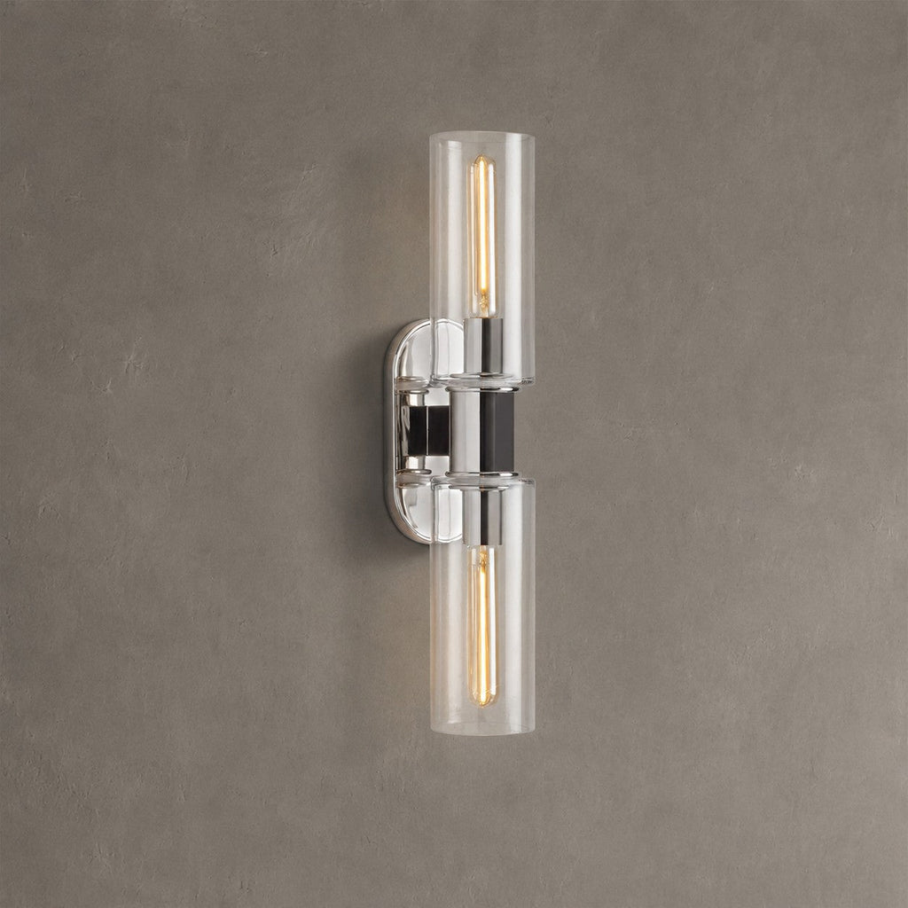 Archtrack 2-Light Wall Sconce in Clear