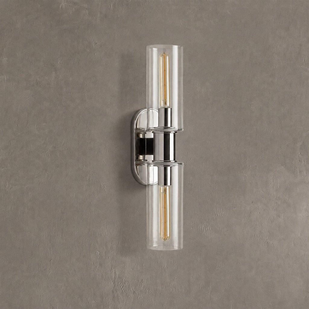 Archtrack 2-Light Wall Sconce in Clear