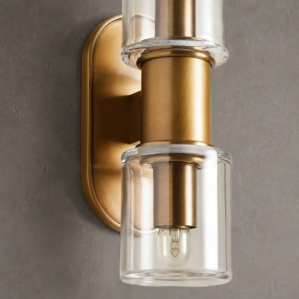 Archtrack 2-Light Wall Sconce in Clear