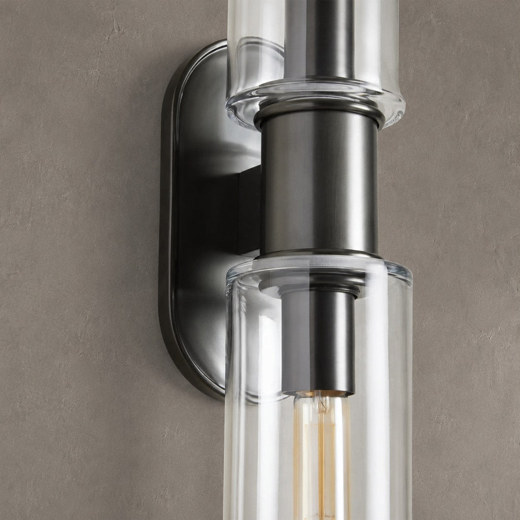 Archtrack 2-Light Wall Sconce in Clear