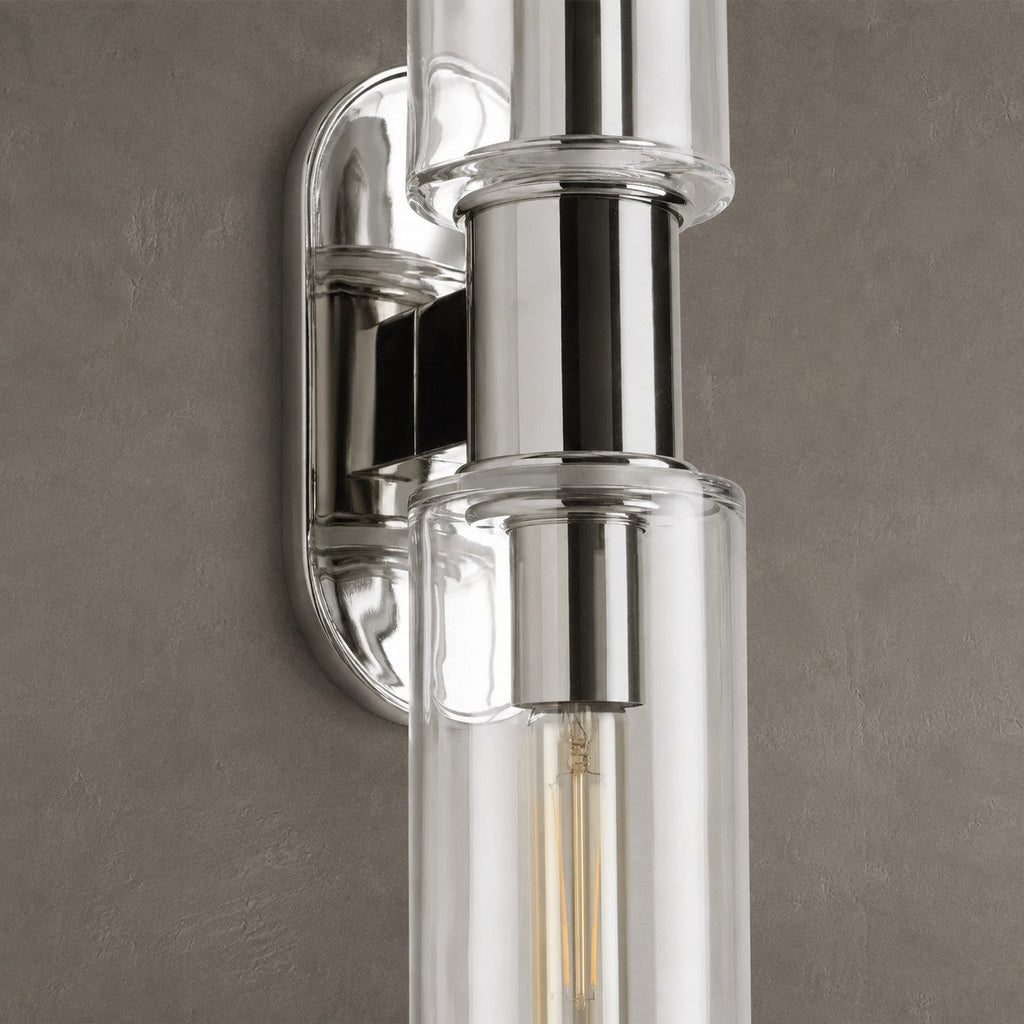 Archtrack 2-Light Wall Sconce in Clear