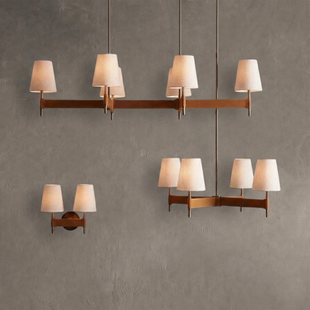 Stitchfield Linear Chandelier 6/8/10 Light
