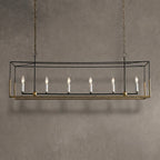 Framehaven 6-Light Linear Chandelier