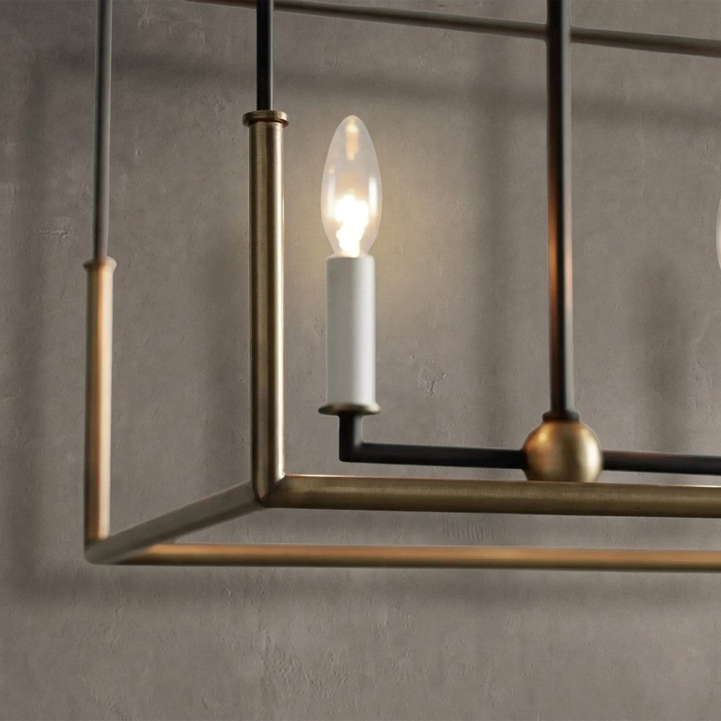 Framehaven 6-Light Linear Chandelier