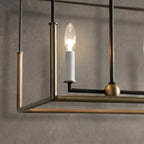 Framehaven 6-Light Linear Chandelier