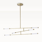 Beamweft Integrated LED Linear Chandelier 60"