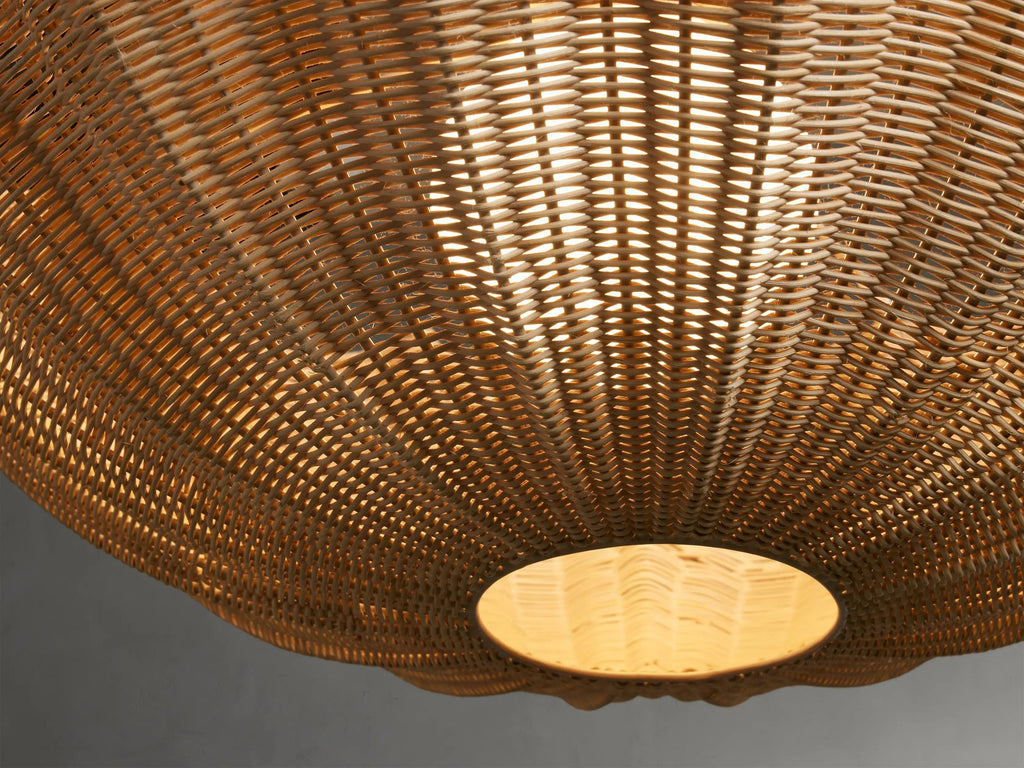 Weave Scallop Pendant 36" D