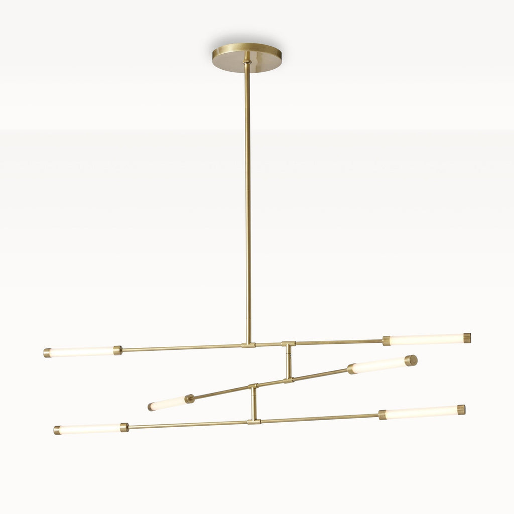 Beamweft Integrated LED Linear Chandelier 60"
