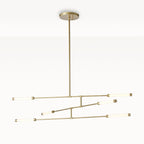 Beamweft Integrated LED Linear Chandelier 60"