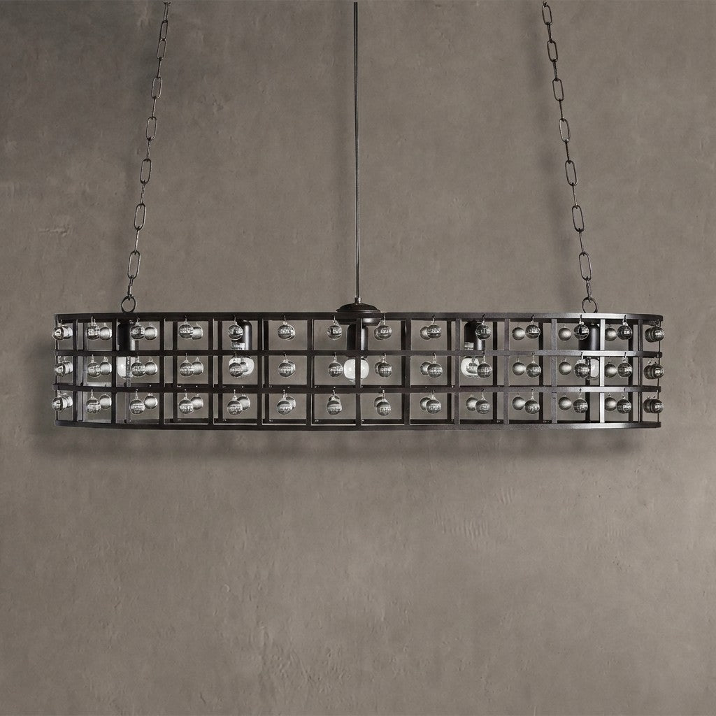Latticeorb Oval Chandelier 5-Light