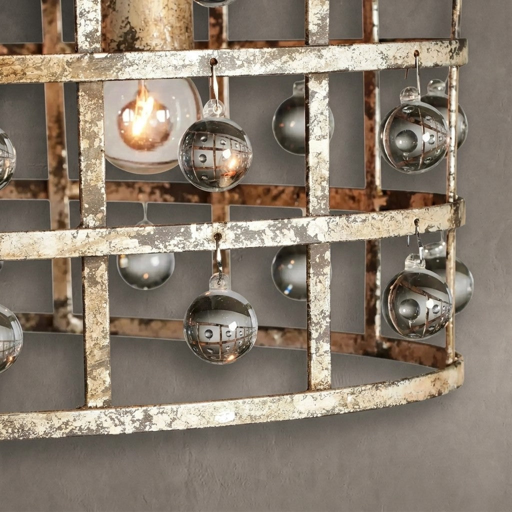 Latticeorb Oval Chandelier 5-Light