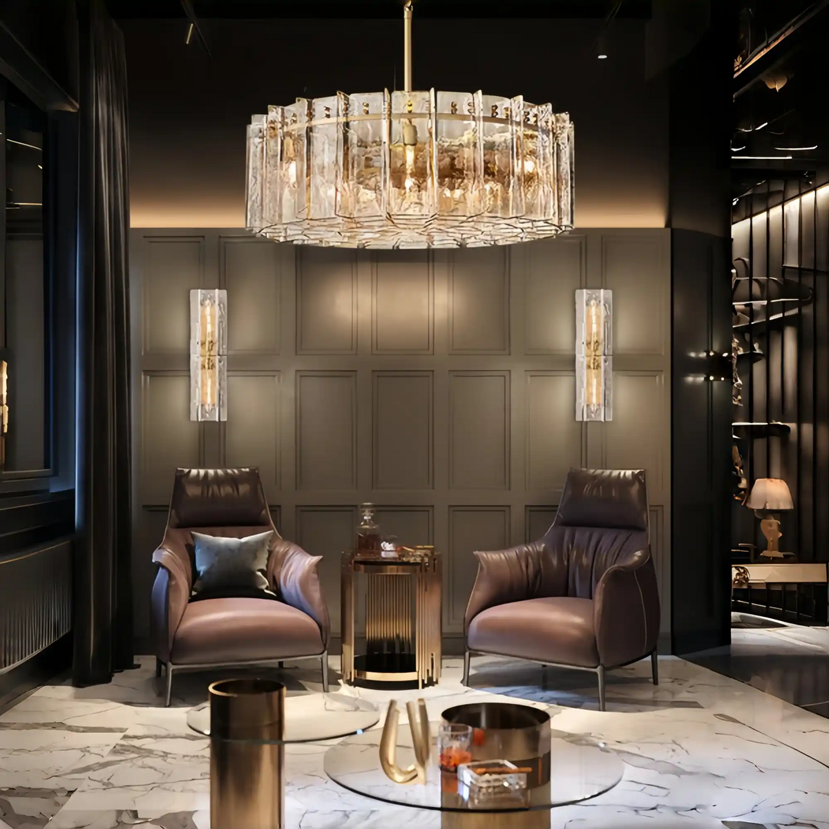 Ripplecrest Round Chandelier