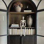 Hatton Glass-Door Oak Cabinet | Modern Farmhouse Design