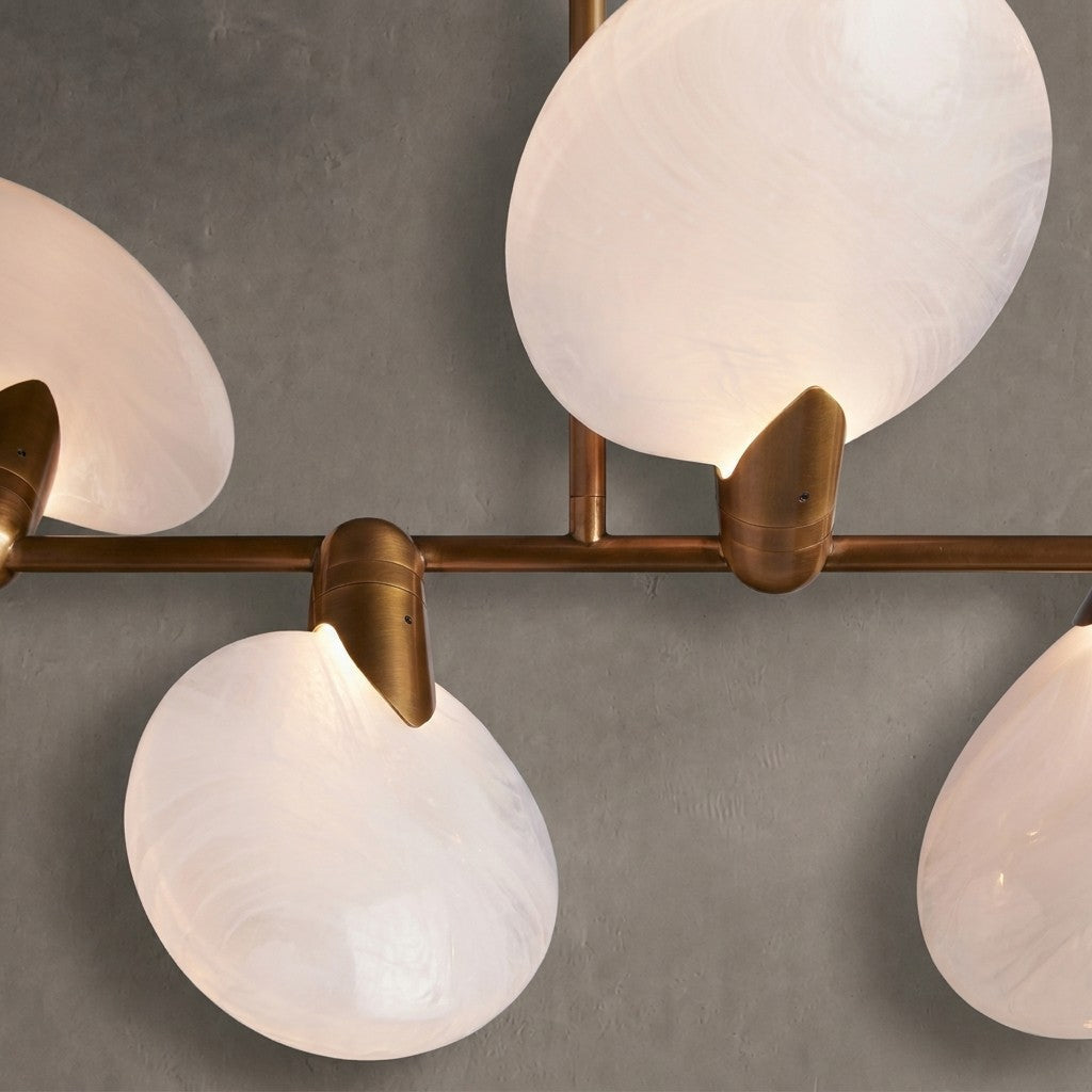 Petalwake Linear Chandelier